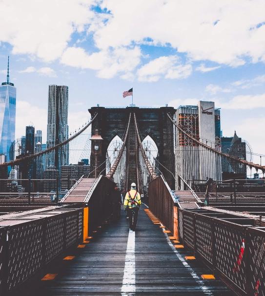 Man on the bridge 